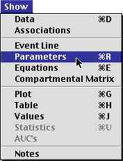 Show_Parameters Menu