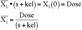 Laplace of X(1)