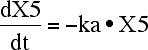 Differential equation for X5