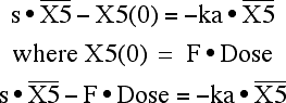 X5 in the Laplace domain