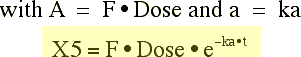 Integrated equation for X5
