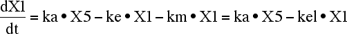 Differential equation for X1