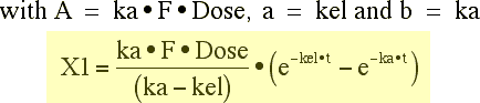 Integrated equation for X1