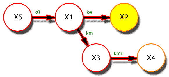 Model with X2 highlighted