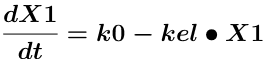 Differential equation for X1