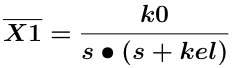 X1 in the s domain