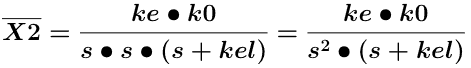 X2 in the s domain
