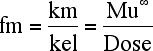 Equation for fe