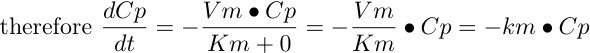 dCp/dt at low concentrations