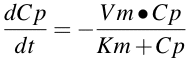 DE for MM kinetics