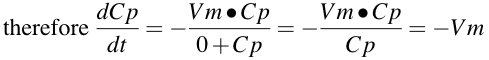 dCp/dt at high concentrations
