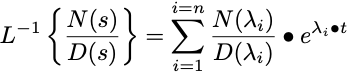 General Partial Fraction Theorem equation