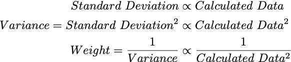 Variance Proportional to the Square of Calculated Value
