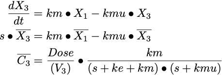 Laplace of Metabolite Concentration in Plasma or Blood