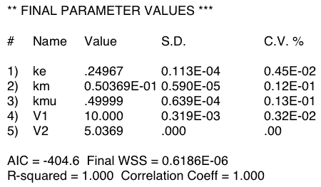 Output from Boomer