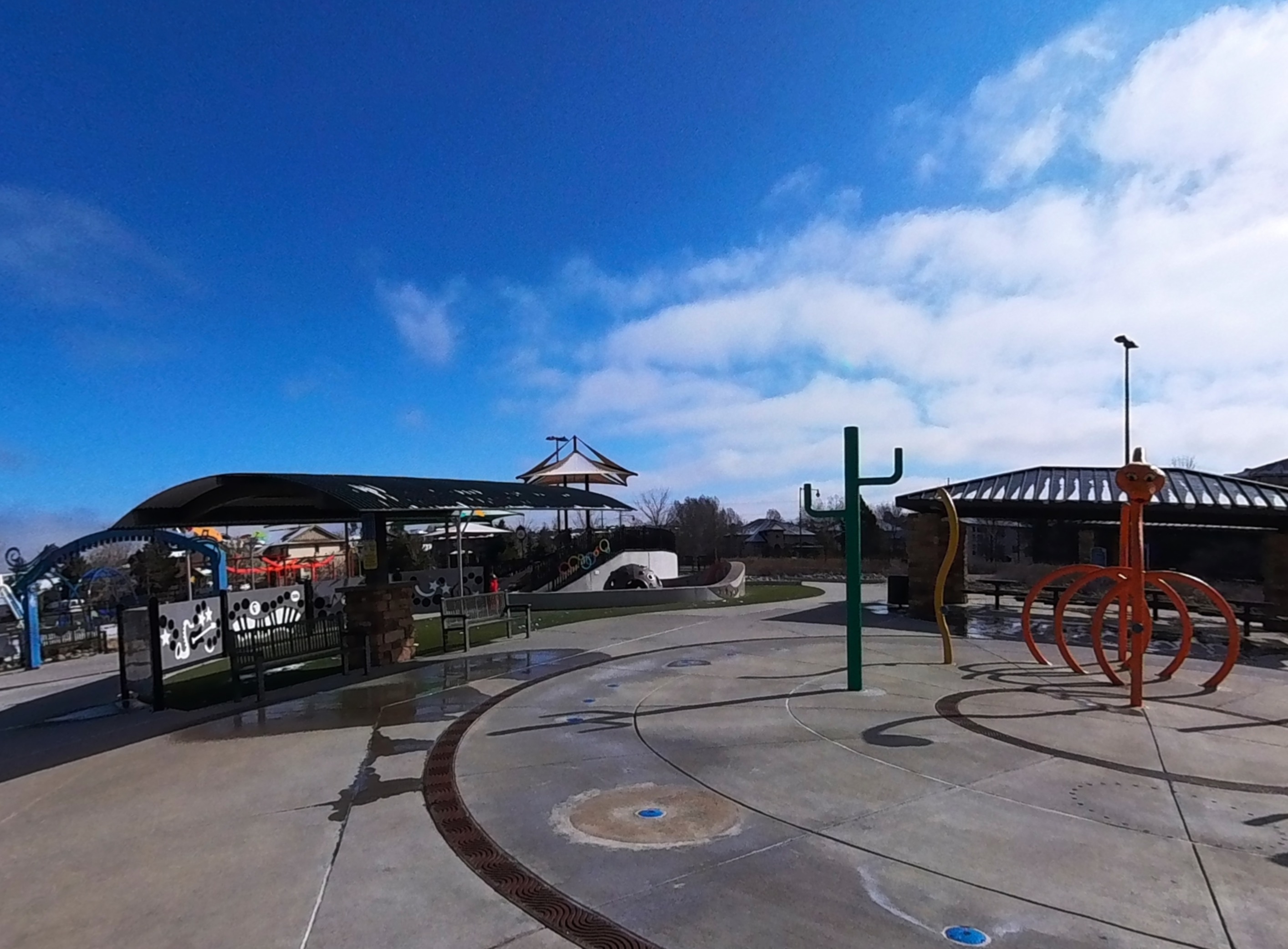 Another view of Playground 1 at the Red-Tailed Hawk Park