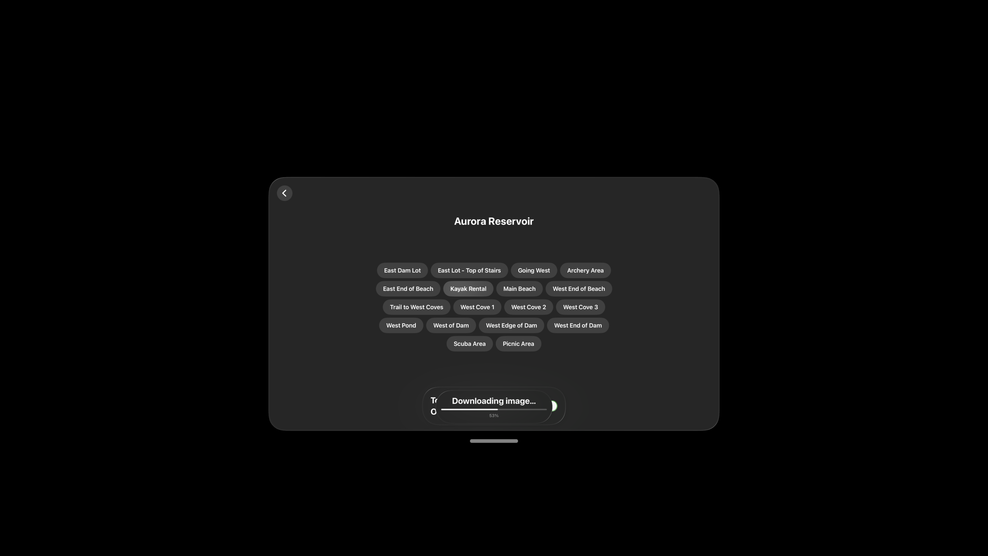 Download Progress bar displayed as an image is downloaded