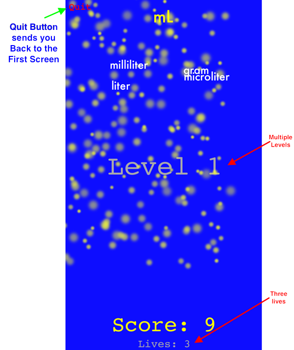 Game screen